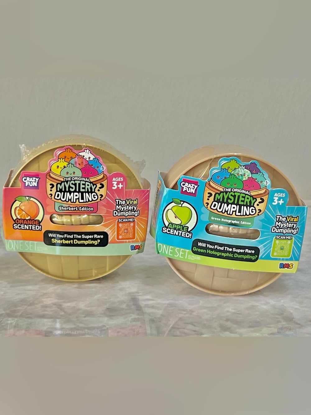 Original Mystery Dumpling SHERBERT Edition & Apple Scented Edition RMS SET OF 2